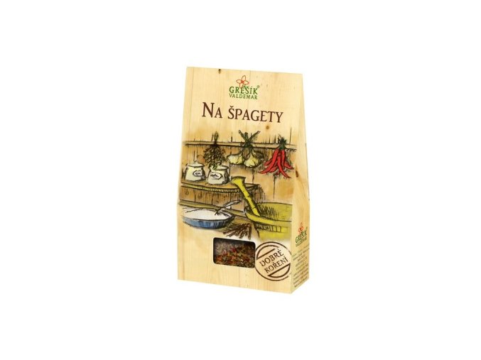GREŠÍK Dobré koření Na špagety 30 g DMT 03/25