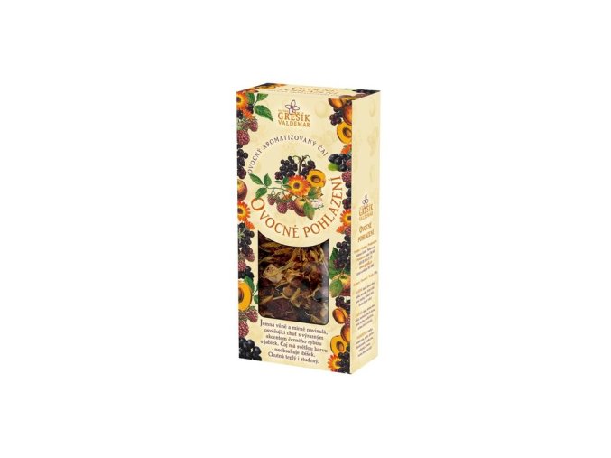 GREŠÍK Ovocné pohlazení 100 g krab. Ovocný čaj DMT 05/25