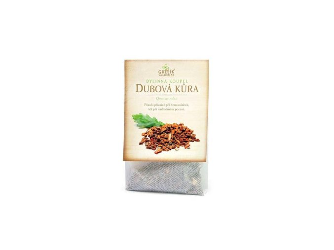GREŠÍK Dubová kůra koupel 20g DMT 05/25