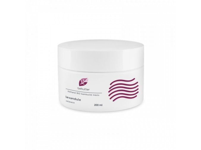 AROMATICA Bebutter Šlehané bio bambucké máslo levandule 200 ml DMT 06/25