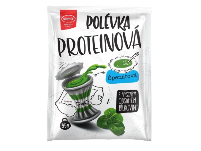 Semix Proteinová polévka se špenátem 55g DMT 07/25