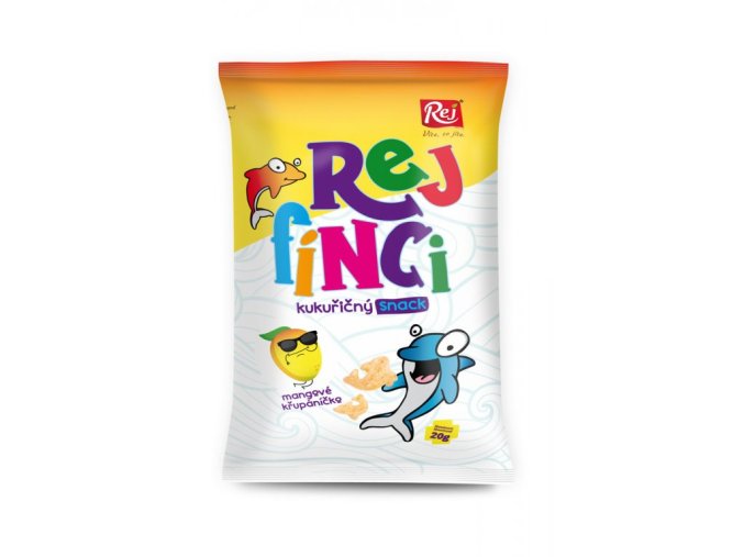 REJ Rejfínci kukuřičný snack - mango 20g DMT 07/25