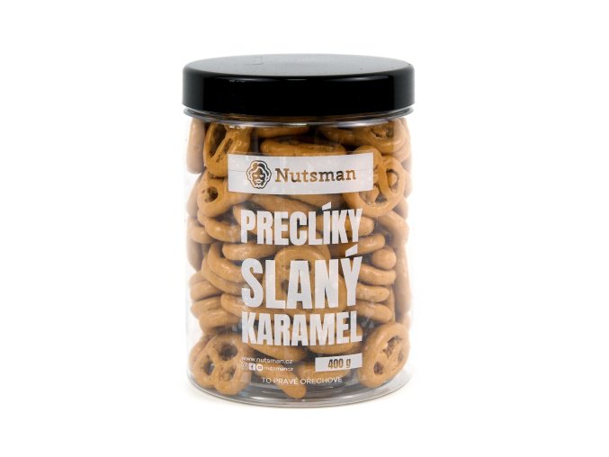 NUTSMAN Preclíky slaný karamel 400 g