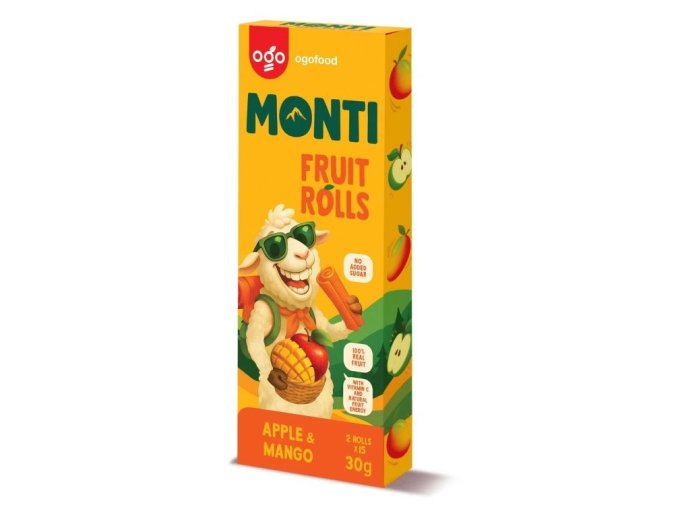 Monti ovocná trubička Jablko & Mango 30 g
