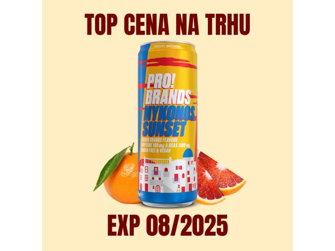 PROBRANDS BCAA Drink Blood Orange 330 ml EXP 082025