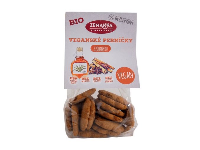 Zemanka Bezlepkové veganské bio perníčky 100 g DMT 08/25