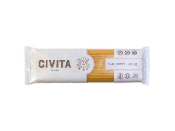 CIVITA Špagety kukuřičné bez lepku 450 g