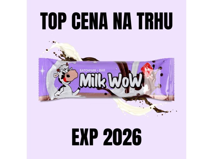 ZHYTOMYR Tyčinka Milk Wow 30 g EXP 2026