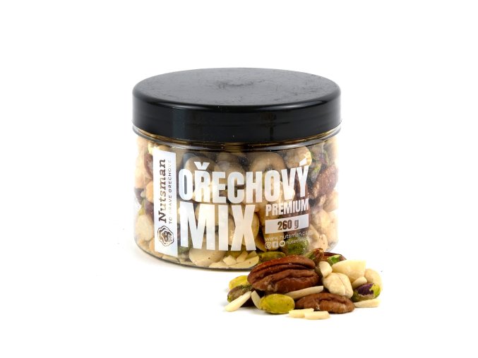 NUTSMAN Premium ořechová směs DÓZA 260 g