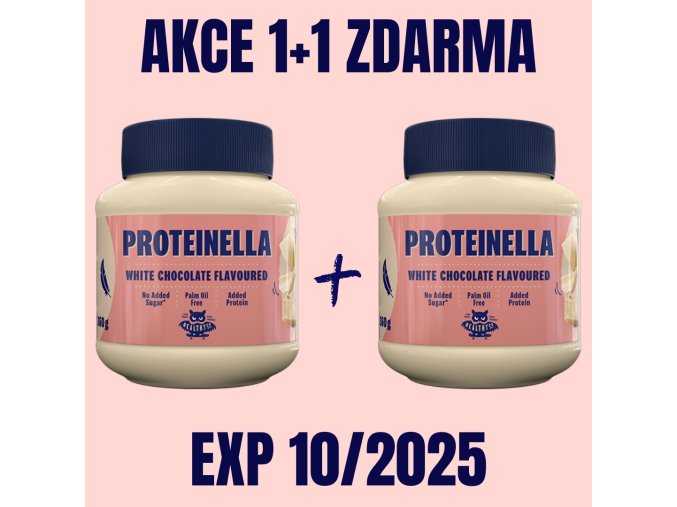 HealthyCo Proteinella White Chocolate 360 g EXP 102025 1+1 ZDARMA