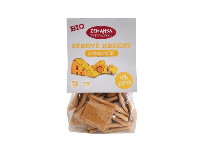 sýrové krekry se slunečnicí