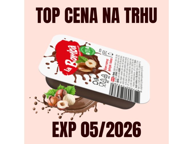 La Bomba Lískooříšková pomazánka 20 g EXP 05 2026 1