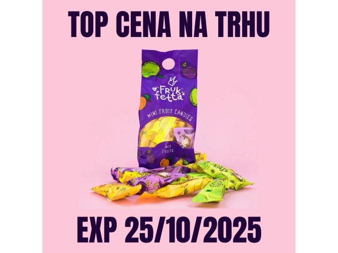 Sergio Ovocný snack Frukfetta mix fruits 120 g EXP 102025