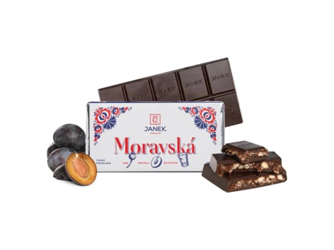 JANEK Jankova plněná moravská čokoláda 200 g 1