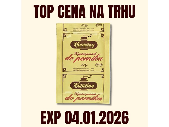 KÁVOVINY Kypřicí prášek do perníku 20 g EXP 04.01.2026