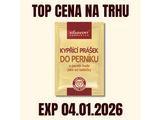 KÁVOVINY Kypřicí prášek do perníku 20 g EXP 04.01.2026