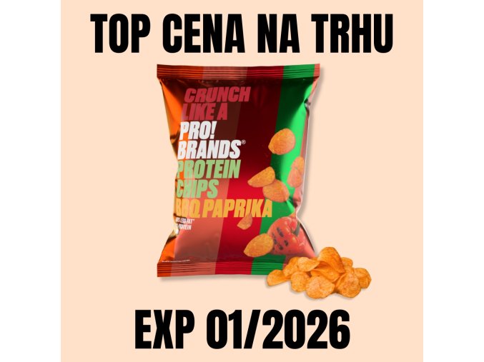 PROBRANDS ProteinPro Chips BBQpaprika 50 g EXP 012026