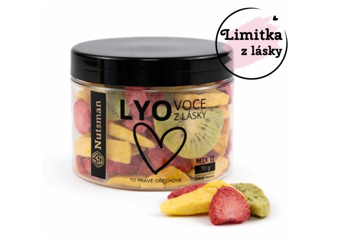 NUTSMAN LYOvoce z lásky MIX II 70 g limitka