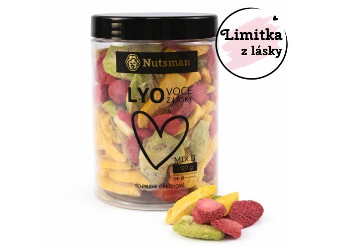 NUTSMAN LYOvoce z lásky MIX II 120 g limitka