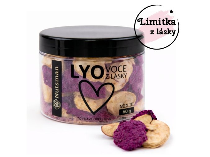 NUTSMAN LYOvoce z lásky MIX III 60 g limitka