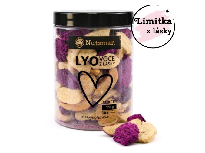 NUTSMAN LYOvoce z lásky MIX III 120 g limitka