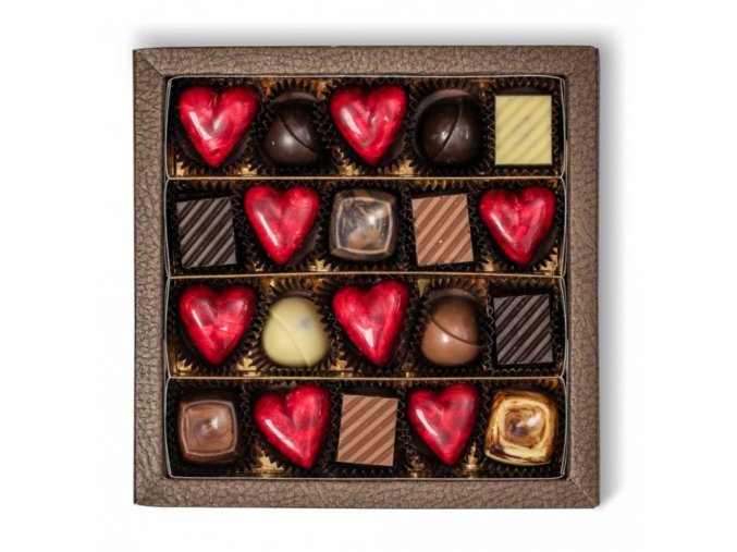JANEK Valentýnská krabička s pralinkami 20 ks 1