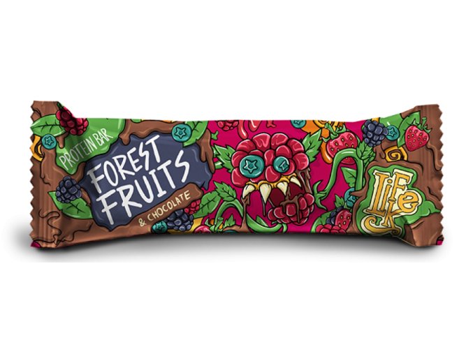 LIFELIKE Protein bar Forest fruit chocolate 50 g DMT 11/2025