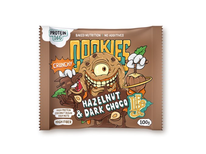 LIFELIKE Cookies Hazelnut Chocolate 100g DMT 01/2026