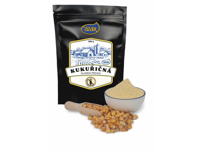 ARAX Mouka kukuřičná hladká nat. 300 g DMT 01/2026