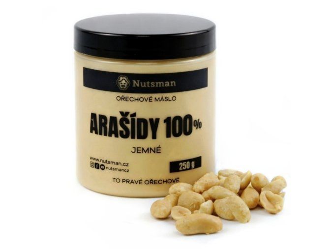 NUTSMAN Arašídové máslo jemné 100%