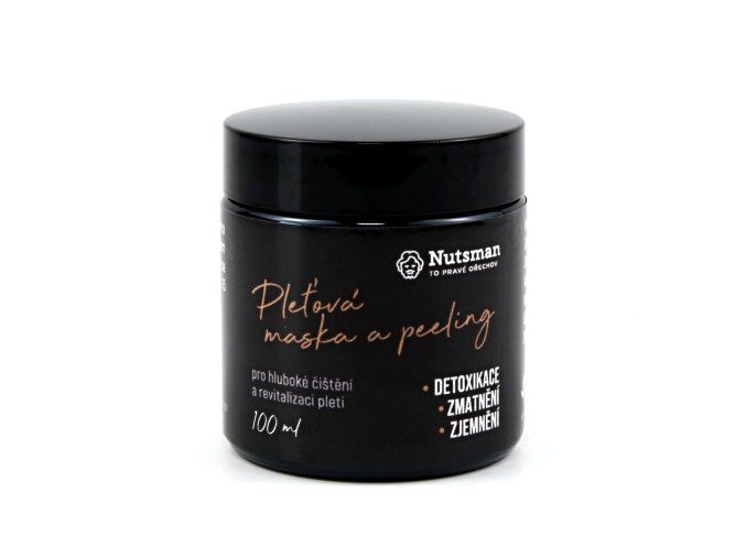 HUMIC by NUTSMAN Pleťová maska a peeling 2v1 100 ml