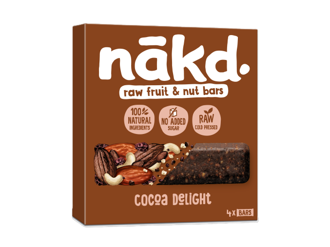 NAKD Cocoa Delight 4x35 g DMT 03/2026