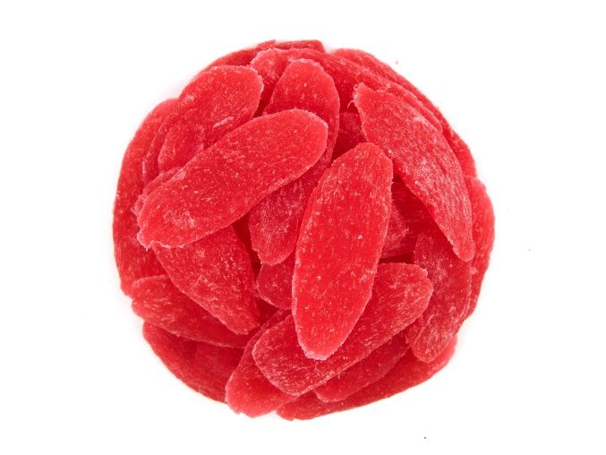 NUTSMAN Ananas plátky s příchutí jahody