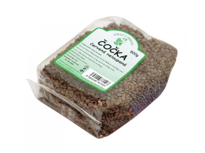 Čočka červená NELOUPANÁ 500g