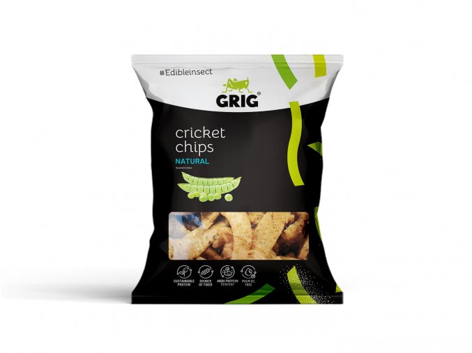 Grig Cvrččí chipsy natural 70 g