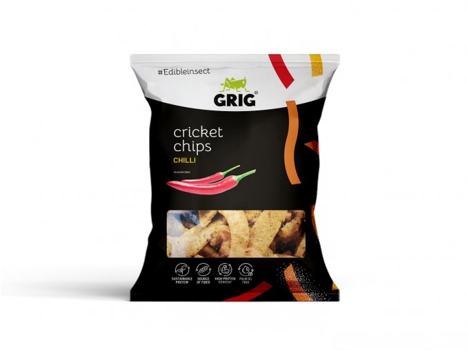 Grig Cvrččí chipsy chilli 70 g