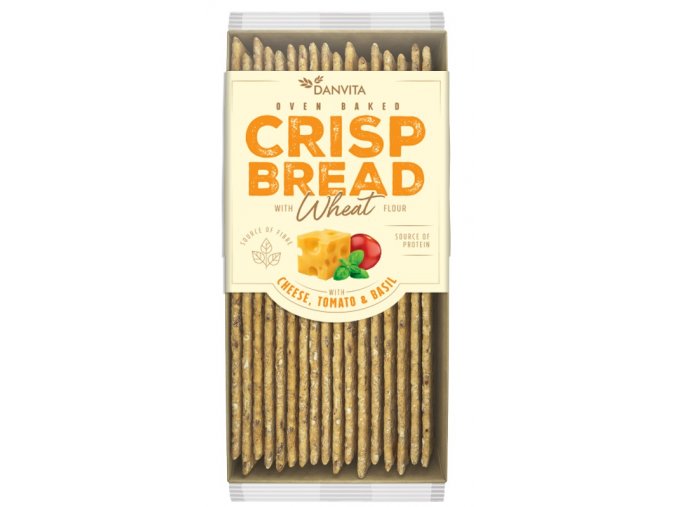 CRISP BREAD Wheat CHEESE TOMATO & BASIL