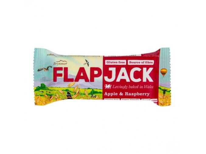 WHOLEBAKE Flapjack ovesný malina,jablko 80g