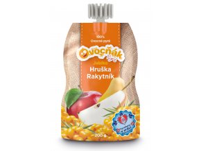 OVOCŇÁK pyré Jablko-Hruška-Rakytník 200g