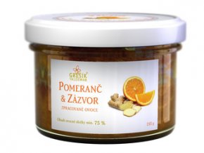 GREŠÍK Džem Pomeranč & Zázvor 215 g