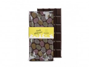 479 tabulka horke cokolady 64 procent s jedlym velikonocnim potiskem cokoladovna janek