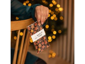 485 3 vanocni cokolada s potiskem tmava cokoladove poteseni darek stromek sob pernicek snehulak obrazky cokoladovna janek