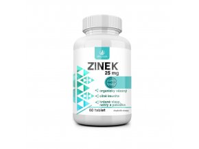 allnature zinek 25 mg 60 tbl