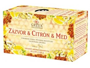 GREŠÍK Zázvor & Citrón & Med 20 n.s.