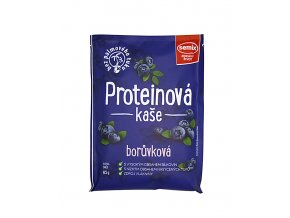 proteinová kaše borůvka