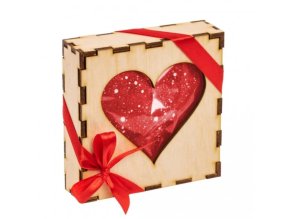 JANEK Jankovo červené srdíčko plněné Lískovkou v krabičce 90 g 1