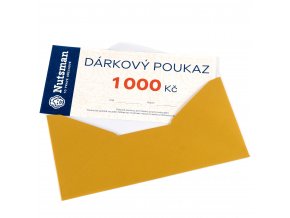 Nutsman Dárkový tištěný poukaz 1000 Kč