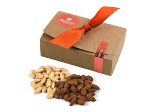 NUTSMAN degustační sada DUO mandle pražené solené + mandle uzené 2 x 70 g A
