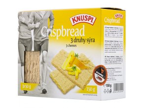 Extrudo Knuspi křehký chléb 3 druhy sýra 150 g