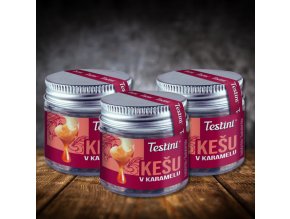 Testini balíček kešu karamel NUTSMAN 1